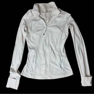 Lululemon Define Jacket White Size 4 Full Zip Athletic Yoga Jacket